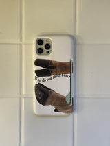 フーエムアイフォーンケース / WHO AM I PHONE CASE (CARD POCKET)