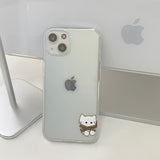 White - Rope Somecat Couple Phone Case