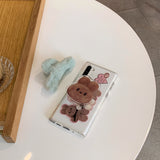 バニーダンダンアクリルスマホグリップ/Bunny DungDung Acrylic Tok BROWN