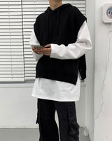 トイフーディーベスト/SK Toy Hoodie vest (4 colors)