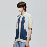 ポッカーディアハーフニットカーディガン / pocker-dia half knit cardigan ivory