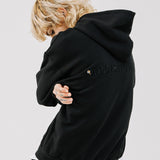 オーバーフィットレタリングパーカー/OVERFIT LETTERING HOODIE-BLACK