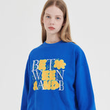 バブルグラフィックスウェットシャツ/Bubble Graphic Sweatshirt _ Blue