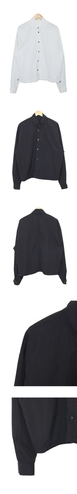 ナイロンボタンシャツジャケット / nylon button shirt jacket