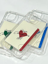 (Card storage case) 2. Love Conquers All phone case_Blue