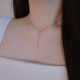 y shape necklace