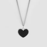 BLACK LOVE NEC SILVER925(DOODLE) (6685152837750)