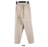 Kant Linen Belt Banding Slacks (3color) (6567597178998)
