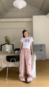 ピンクリボン半袖Tシャツ