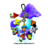 Trippy mushroom keychain.04 (8type)