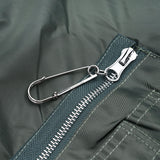 BBD Ripped Custom Sprayed logo MA-1 Bomber Jacket (Khaki)