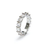 4MM プロング セッティング テニス リング / 4MM Prong Setting Tennis Ring (silver)
