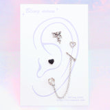 エンジェルラブピアス / [Styling] Angel Love Piercing Set (4 set)