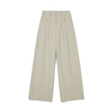 Classic Pintuck Wide Pants [ECRU] (6618883915894)