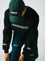 DAKYAM 2023 A/W Words to Live By Tee Life モットーテキストロングTシャツ