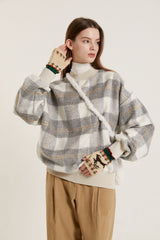 ニッティングファーバッグ / KNITTING FUR BAG_IVORY