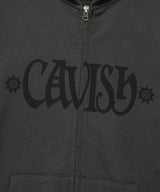 PIPING ZIP UP HOODIE CHARCOAL(CV2DFUM480A)