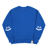 エルボー スプレー ドット スマイル ドローイング スウェットシャツ / Elbow Spray Smile Drawing Sweatshirt