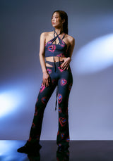 リキッドハートホルターネックトップ / LIQUIDY HEART HALTER NECK TOP