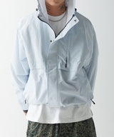 ワイドフーディージャケット/BSR2223FWJK048 WIDE HOODED JACKET SKY