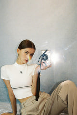 HIDE Piping Crop Top (1/2) (Ivory) (6570966483062)