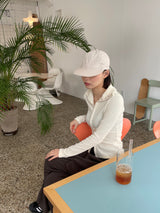 オープンハイネックTシャツ