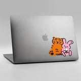 タイガーアンドアイスコーヒーポルミーポルミービッグリムーバブルステッカー / TIGER AND ICE COFFEE PORUMEE PORUMEE BIG REMOVABLE STICKER