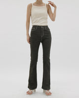 カラードウブーツカットパンツ/no.2378 color dough bootcut pants (4color)