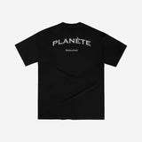 プラネットTシャツ / 'PLANÈTE' T-Shirt (White / Black)