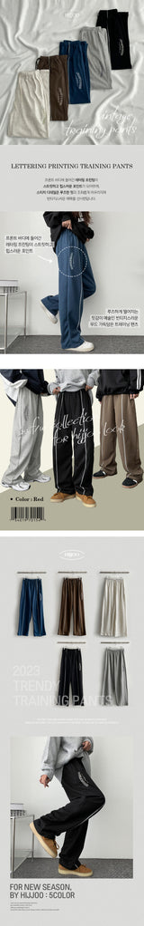 Tenostich line lettering training bendable pants