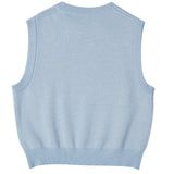 FLOWER JACQUARD VEST_SKY BLUE (6600100511862)