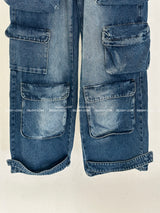 Bizzy, wide, big-cargo jeans
