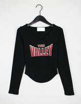 バリーVネックTシャツ / Valley V-neck T-shirt (4color)