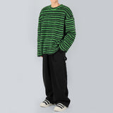 ストライプアンゴラニット / Striped Angora Knit