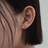 [シングルピアス] 14K ゴールドグリーンピアス / [single earring]14K gold green piercing