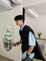 ASCLO Perfect Over Cotton Short Sleeve Shirt (5color)