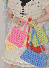 フルーツネットホーボーバッグ/fruit net hobo bag (blueberry)