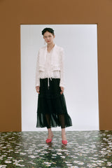 Low collar jacket