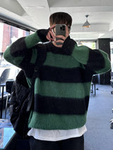 cander loosefit strip knit