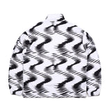 ウェーブフリースプルオーバー / BSR2223FWPO001 ZGZG WAVE FLEECE PULLOVER BLACK WHITE