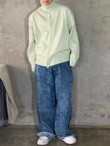 Puckering jeans (2color)