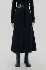 サイドベルトロングスカート / Side belt long skirt (2color)