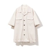 レイカットアウトボタンシャツ / LAY-CUT BUTTON SHIRT_IV