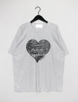 ブラックハートショートスリーブTシャツ / Black Heart Short Sleeve T-shirt (3color)