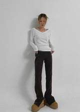 [MADE] Elle Ribbed Bootcut Banding Pants