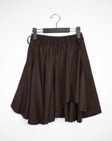 カットアンバランススカート/Cut unbalanced skirt (2color)
