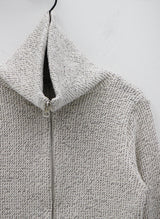 ボカシニットビッグカラーカーディガン / Bokashi Knit Big Collar Cardigan (2color)