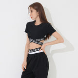ペアXクロップTシャツ/TOP(9259) Pair X Crop Tee