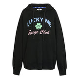 EYEYE LUCKY ME HOODIE_BLACK (EEOO3HDR01W)(Copy) (6622897995894)
