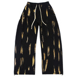 bleach side tuck string sweat pants